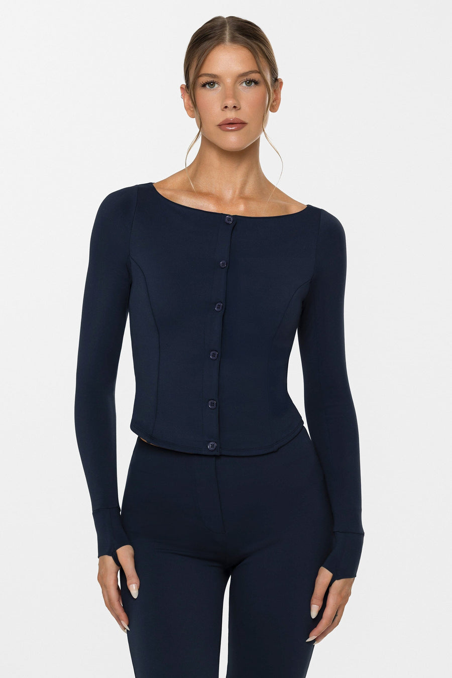 Body Soft™ Boatneck Cardigan
