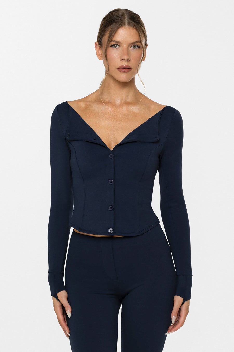 Body Soft™ Boatneck Cardigan