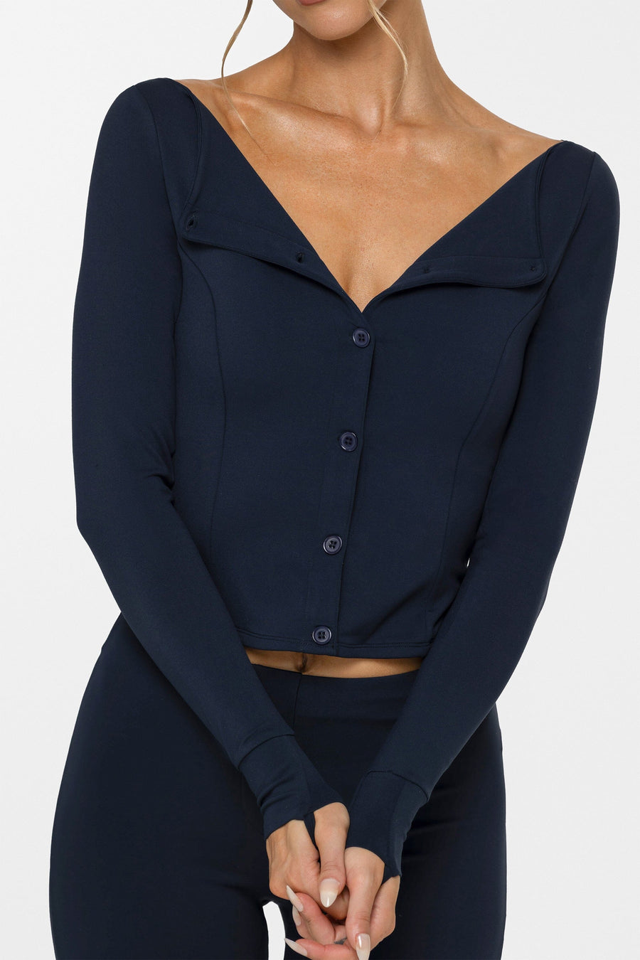 Body Soft™ Boatneck Cardigan