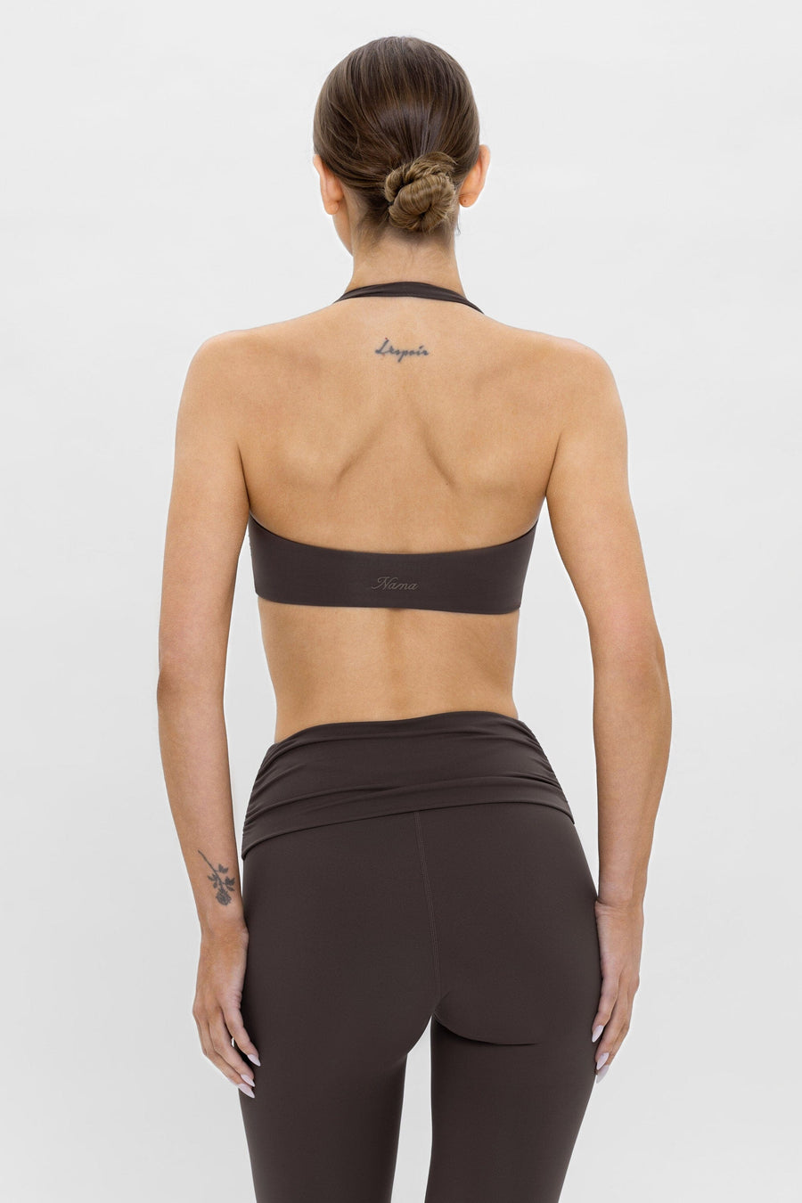 Body Butter™ Twist Halter Bra in Brown
