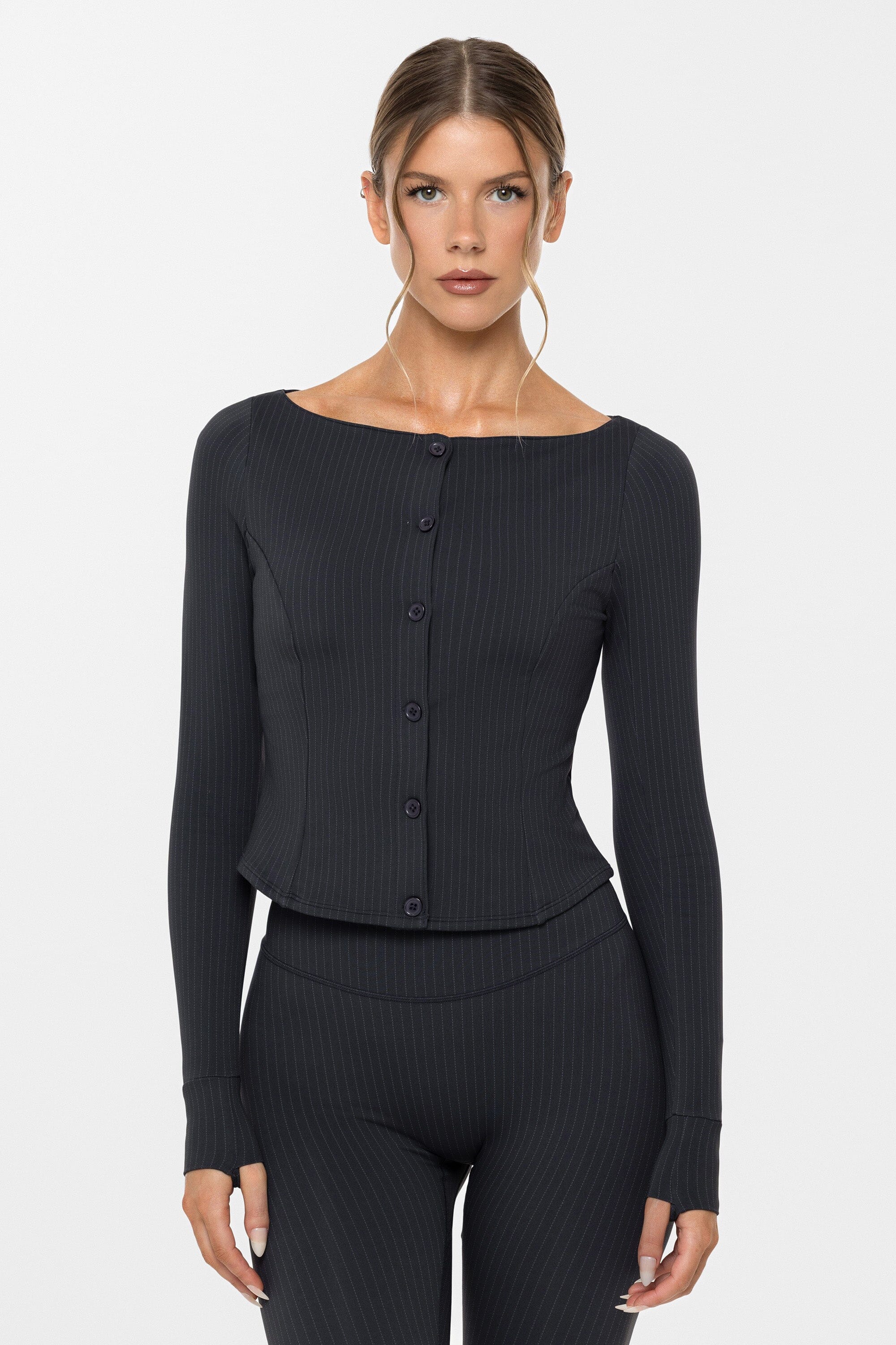 Body Soft™ Boatneck Cardigan