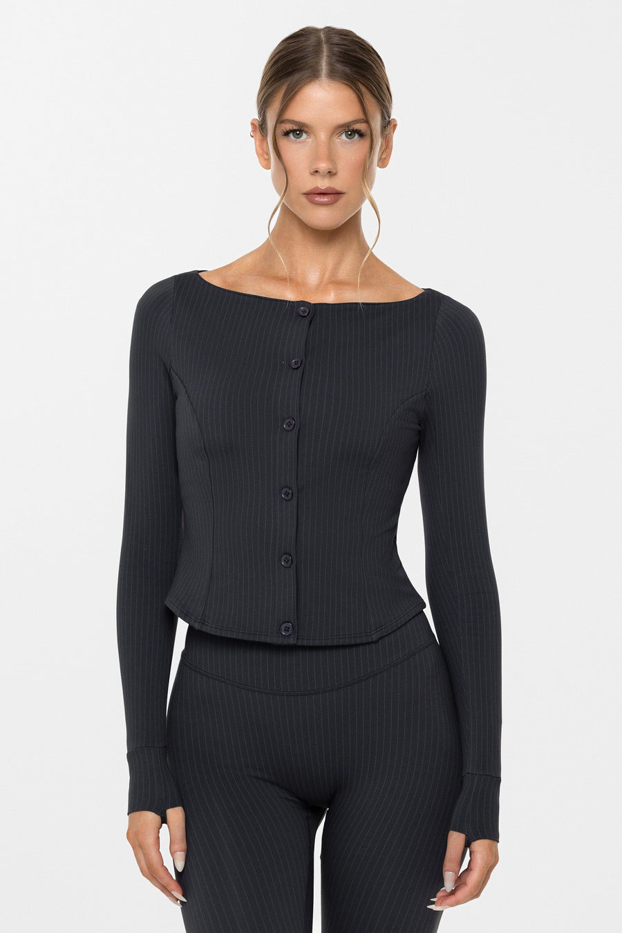 Body Soft™ Boatneck Cardigan