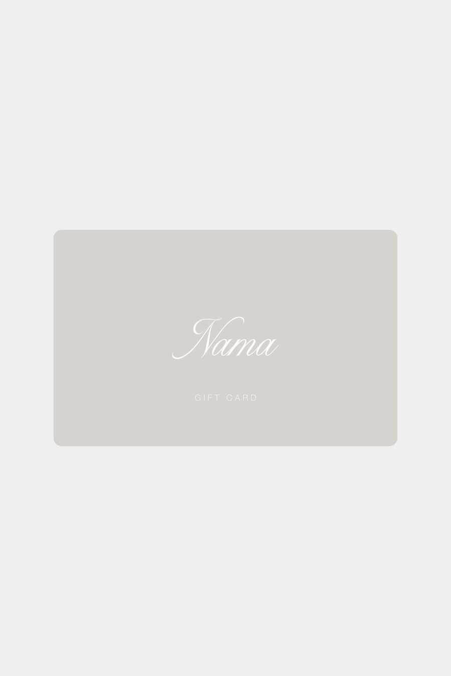 Nama e-Gift Card