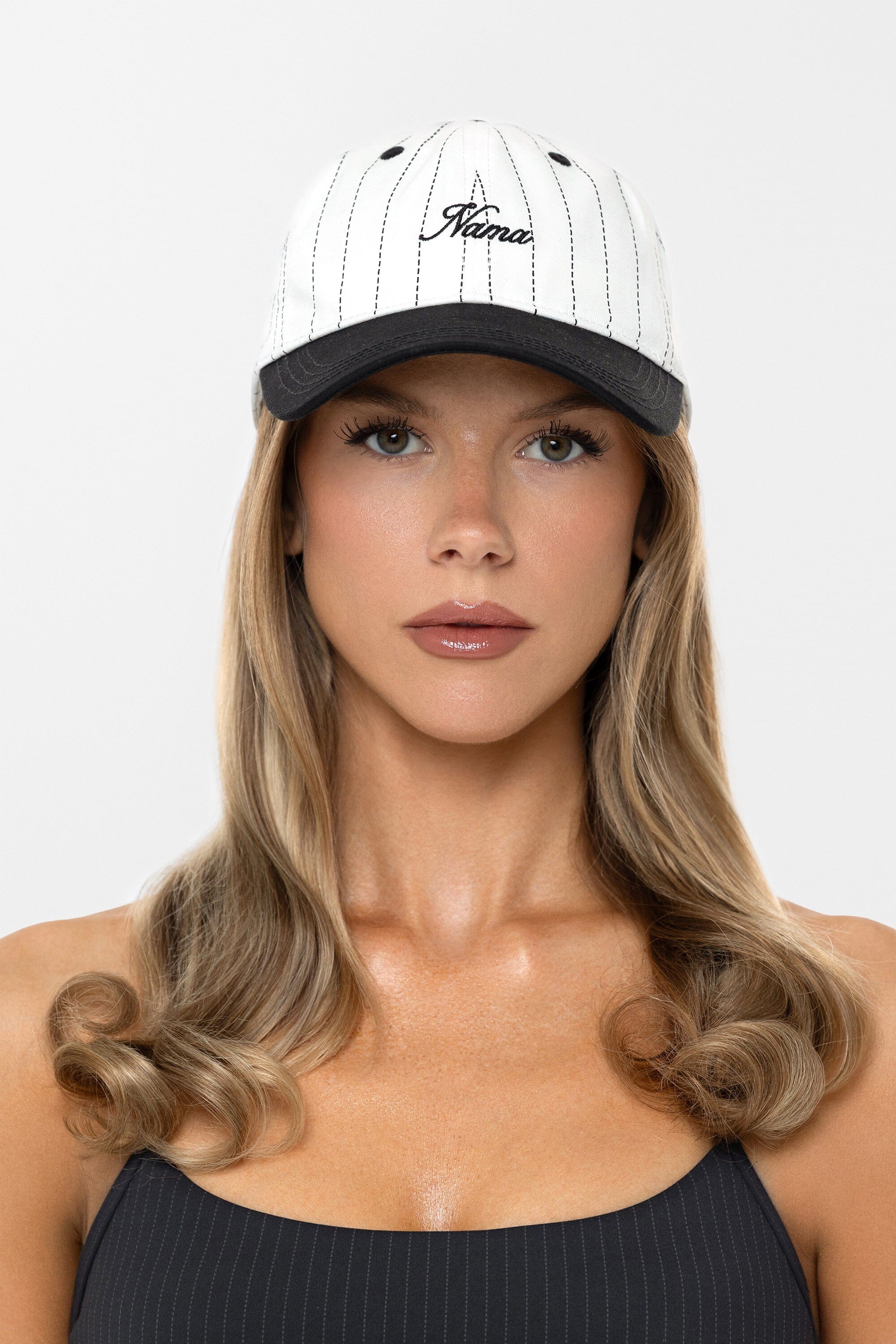 Pinstripe Snapback Hat