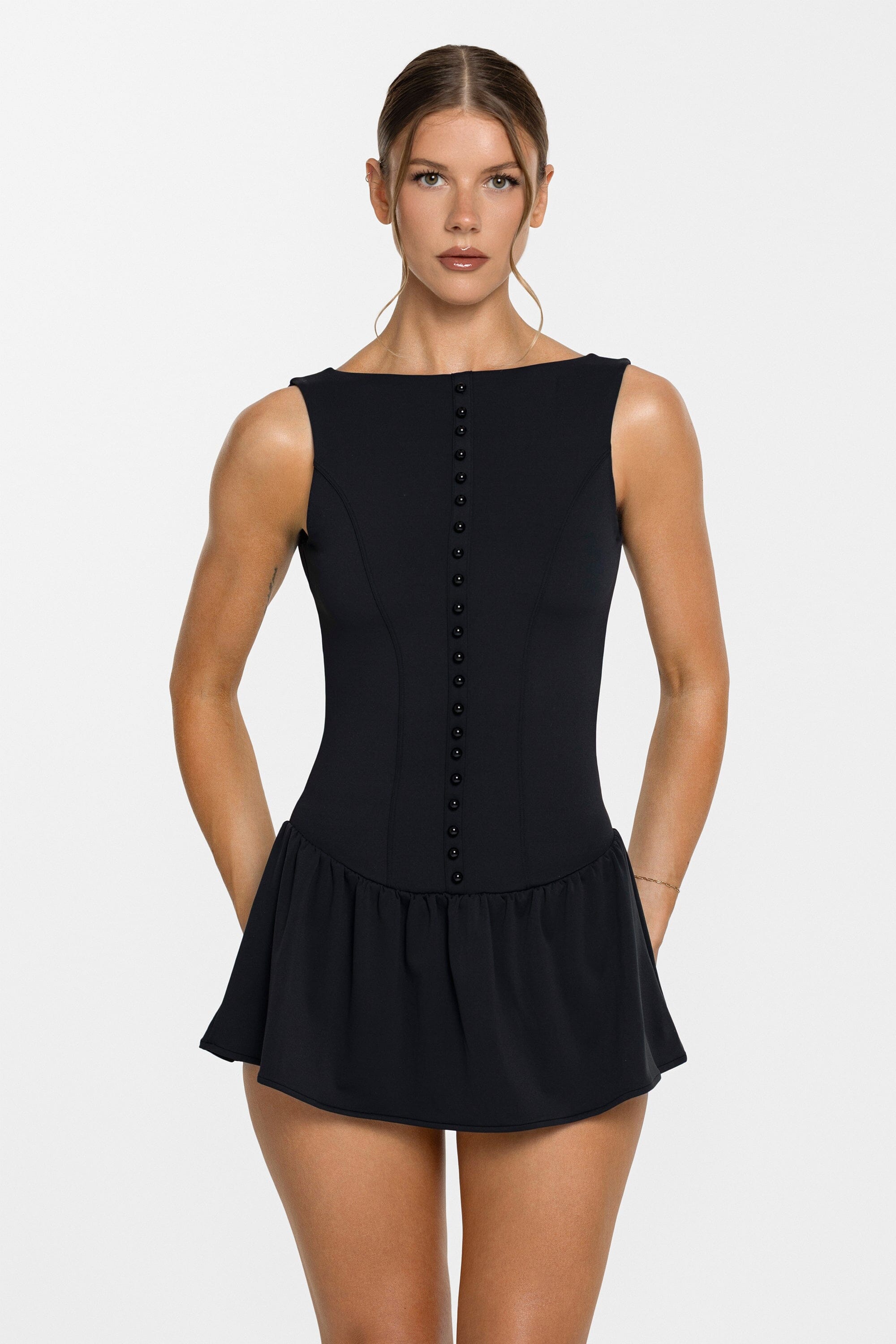 Body Soft Boat Neck Dress - NAMA Body Soft Boat Neck Dress - NAMA