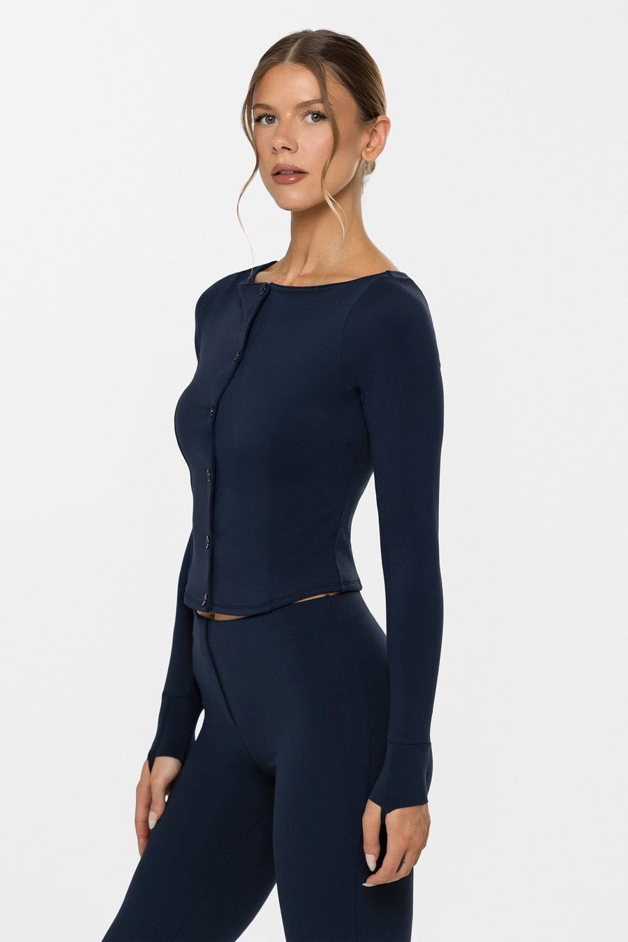 Body Soft™ Boatneck Cardigan