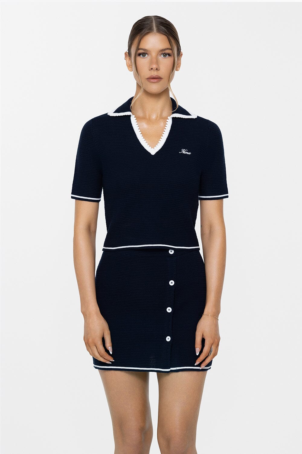 Crochet Polo Shirt