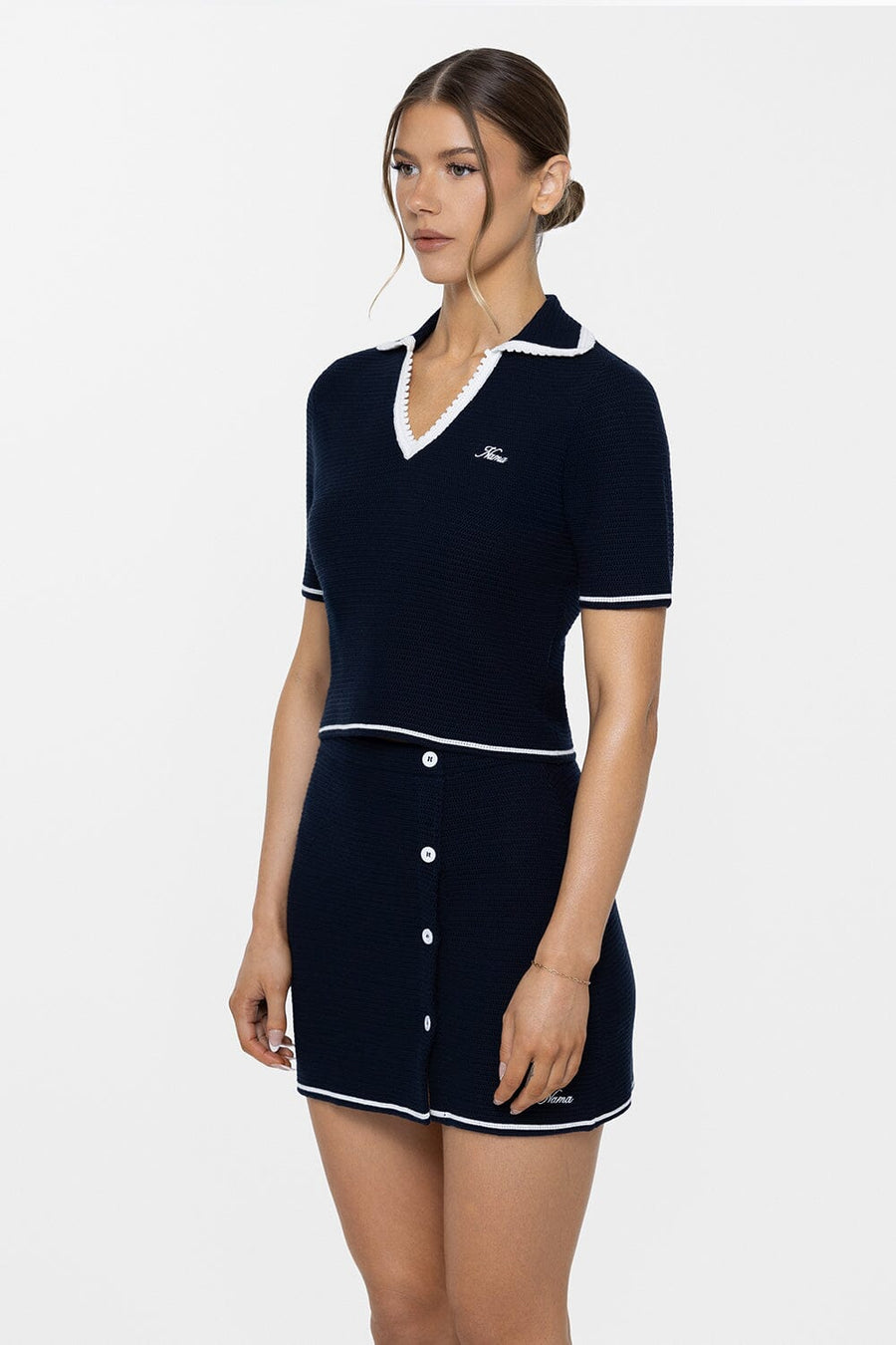 Crochet Polo Shirt