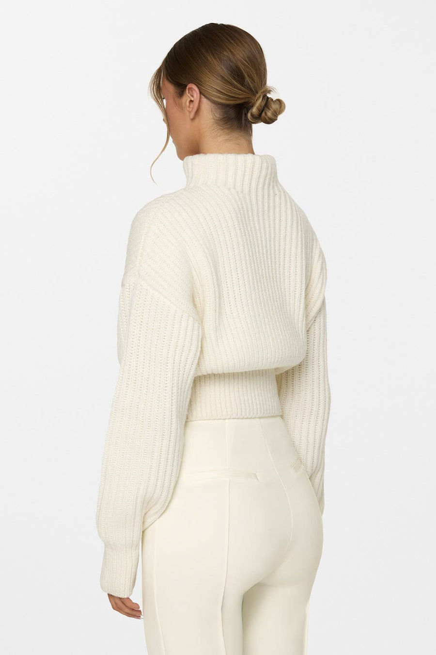 Mock Knit Sweater