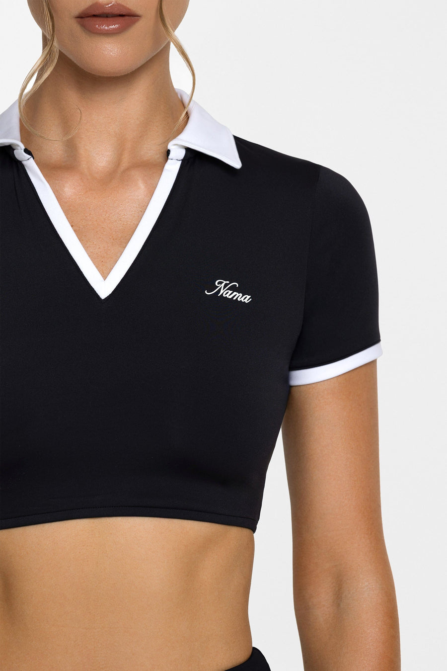 Body Butter™ Crop Polo Top