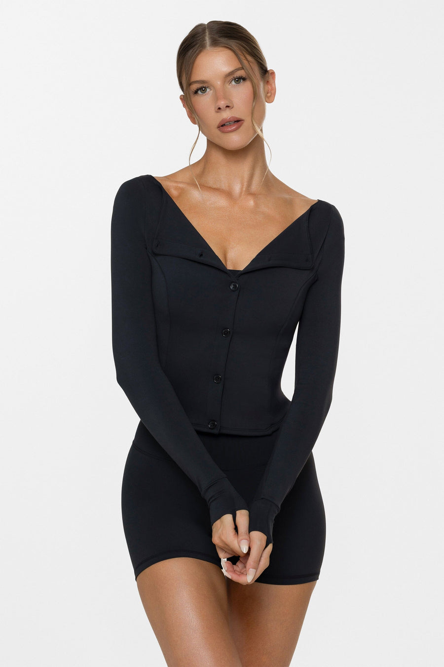 Body Soft™ Boatneck Cardigan