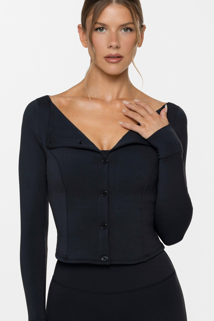 Body Soft™ Boatneck Cardigan