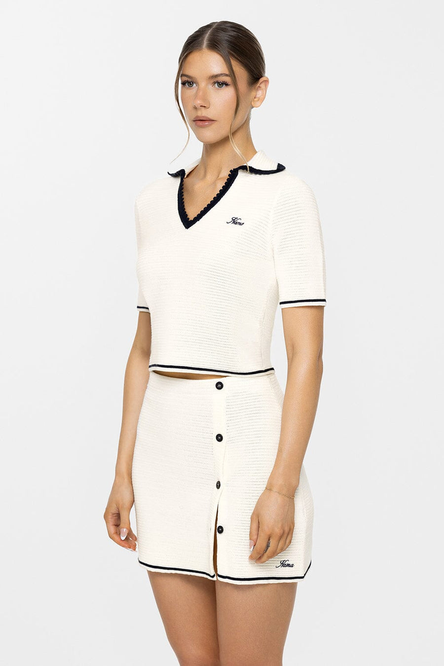 Crochet Polo Shirt