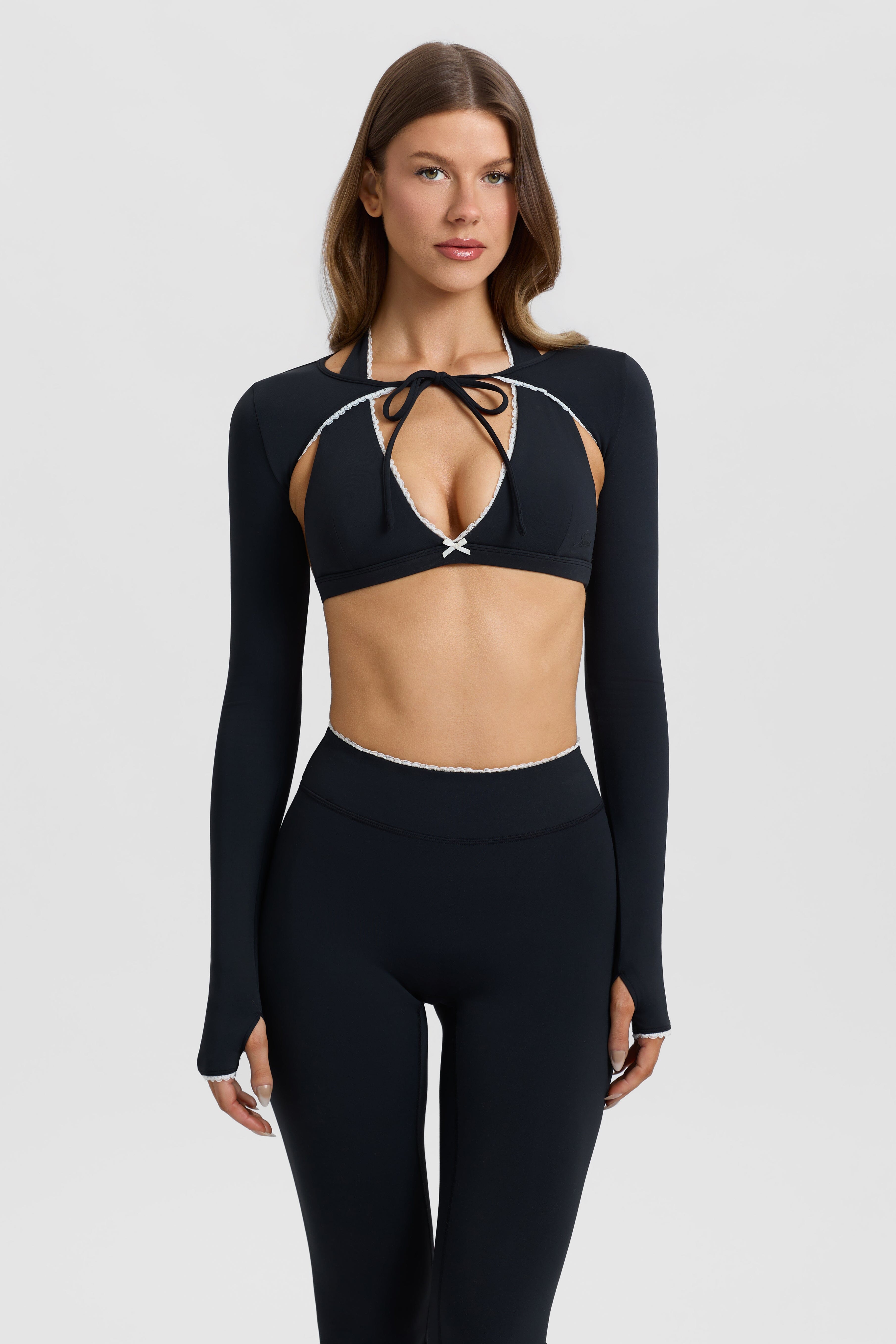 Body Soft™ Ribbon Shrug