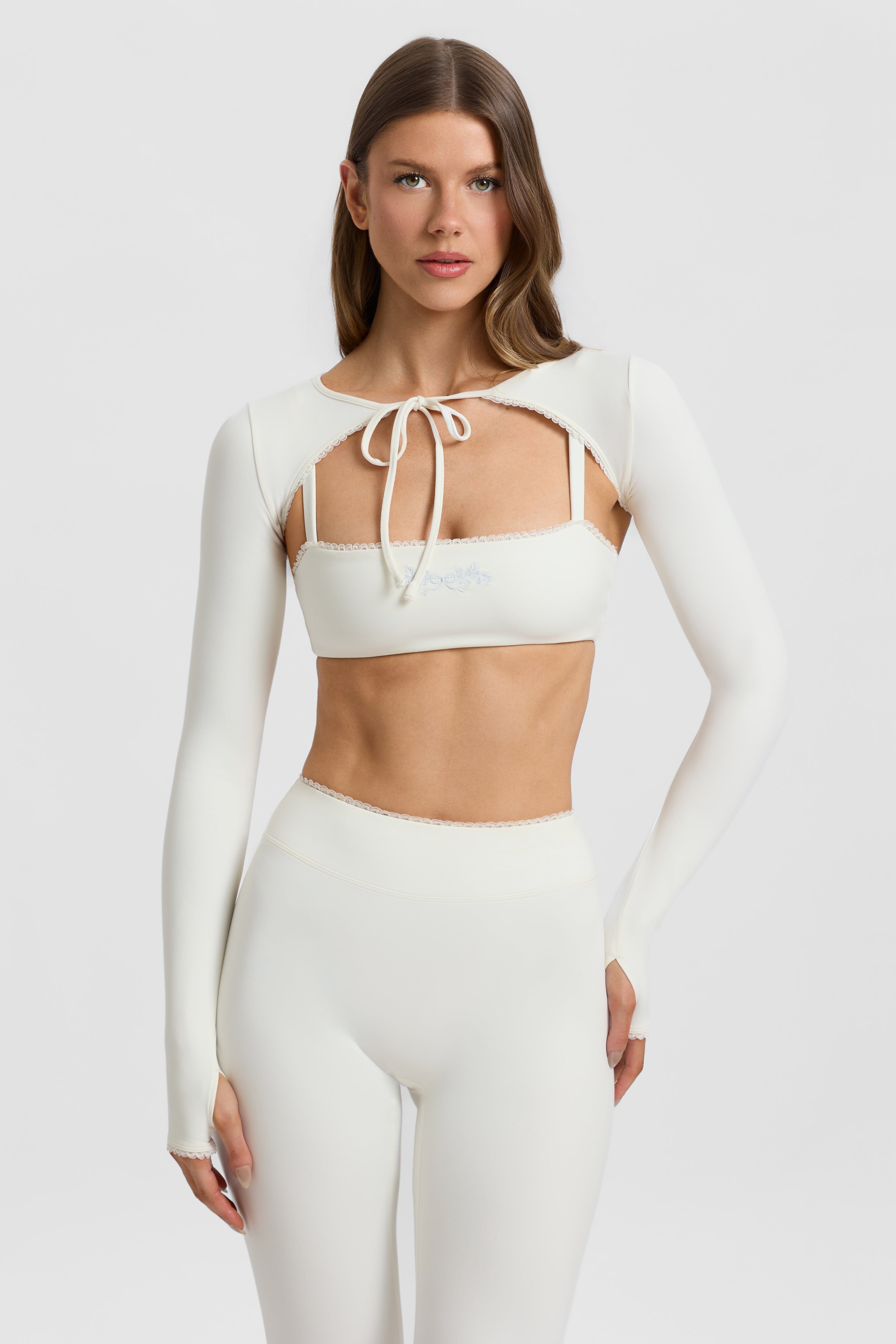 Body Soft™ Ribbon Shrug