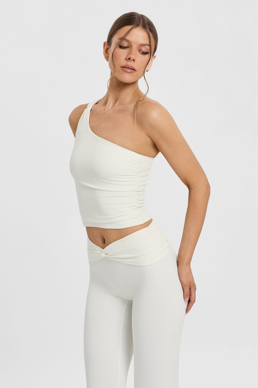 Body Butter™ Twist One Shoulder Tank