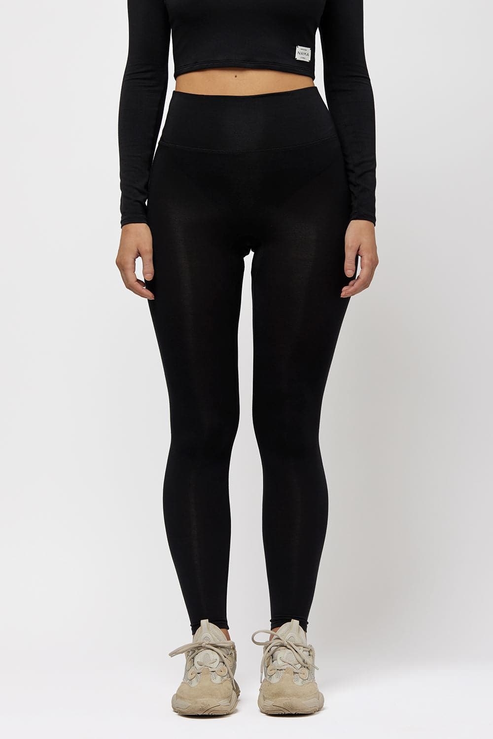 Capri Leggings in Bamboo/cotton/spandex Jersey With 4 Way Stretch
