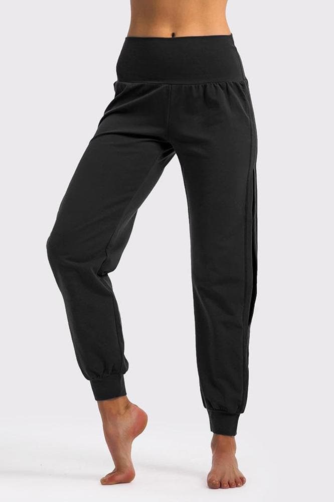 Mountain Pose Mineral Wash Yoga Pants In Black – Simply Blush